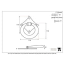 From The Anvil Ring Door Knocker - External Beeswax