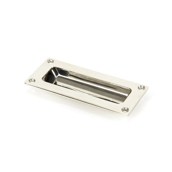From The Anvil Period Flush Pull Handle - Polished Nickel