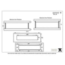 From The Anvil Blacksmith Traditional Letterbox - Black
