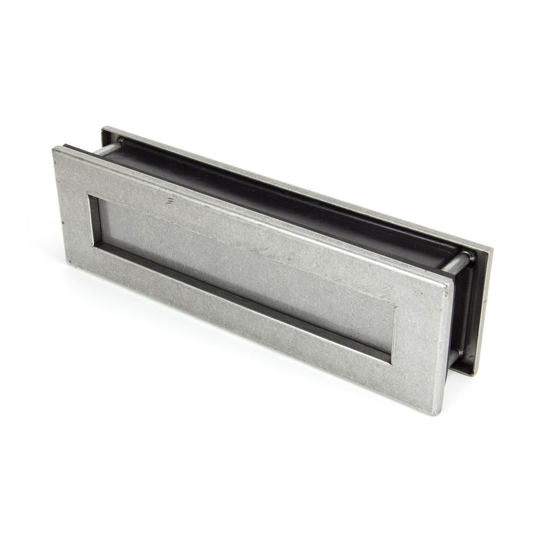 From The Anvil Blacksmith Traditional Letterbox - Pewter