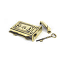 From The Anvil Davenport Rim Lock - Aged Brass