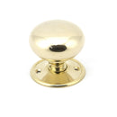 From The Anvil Large Mushroom Knob Set - Polished Brass