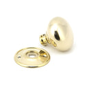From The Anvil Large Mushroom Knob Set - Polished Brass