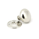 From The Anvil Large Mushroom Knob Set - Polished Nickel