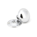 From The Anvil Large Mushroom Knob Set - Polished Chrome