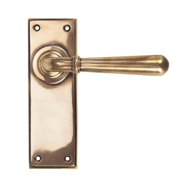 From The Anvil Newbury Latch Handles - Polished Bronze