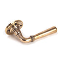 From The Anvil Newbury Lever Handles on Round Rose - Polished Bronze