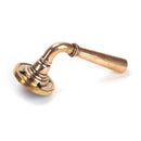 From The Anvil Newbury Lever Handles on Round Rose - Polished Bronze