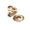 From The Anvil Small Mushroom Knob Set - Polished Bronze