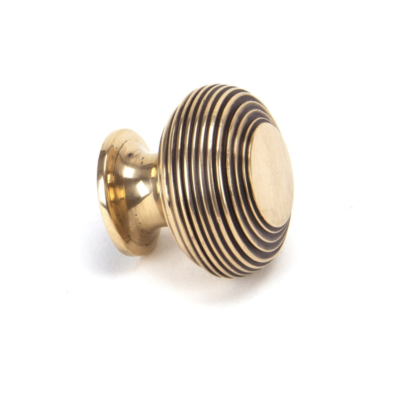 From The Anvil Large Beehive Cabinet Knob - Polished Bronze