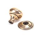 From The Anvil Large Mushroom Cabinet Knob - Polished Bronze