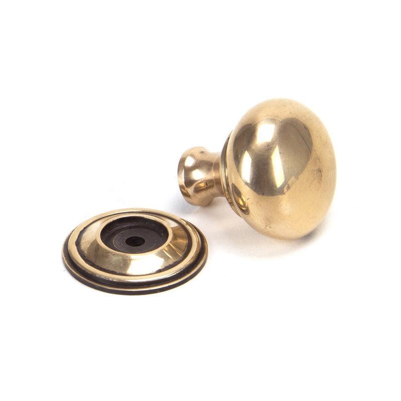 From The Anvil Small Mushroom Cabinet Knob - Polished Bronze
