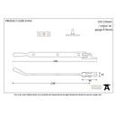 From The Anvil Newbury Stay 8" - Polished Bronze