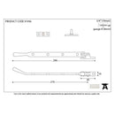 From The Anvil Newbury Stay 10" - Polished Bronze