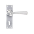 From The Anvil Straight Lock Handles - Satin Chrome