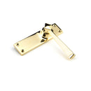 From The Anvil Straight Latch Handles - Polished Brass