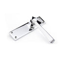 From The Anvil Straight Latch Handles - Polished Chrome