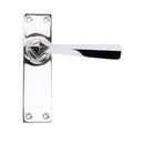 From The Anvil Straight Latch Handles - Polished Chrome
