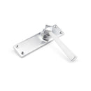 From The Anvil Straight Latch Handles - Satin Chrome