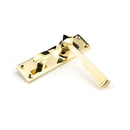 From The Anvil Straight Bathroom Handles - Polished Brass