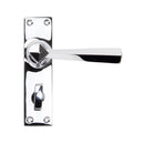 From The Anvil Straight Bathroom Handles - Polished Chrome