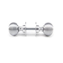 From The Anvil Beehive Heavy Knob Handles on Round Rose - Satin Chrome