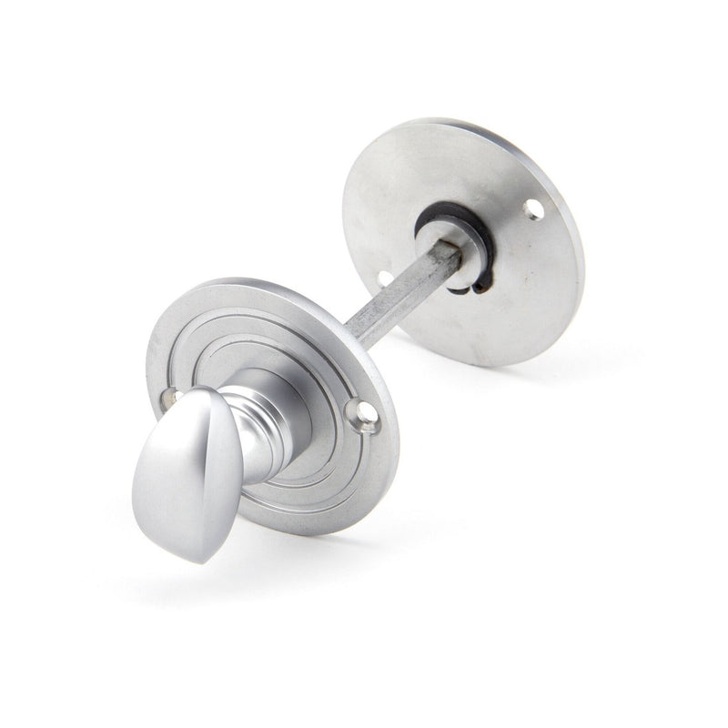 From The Anvil Round Bathroom Thumbturn - Satin Chrome