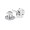 From The Anvil Round Bathroom Thumbturn - Satin Chrome
