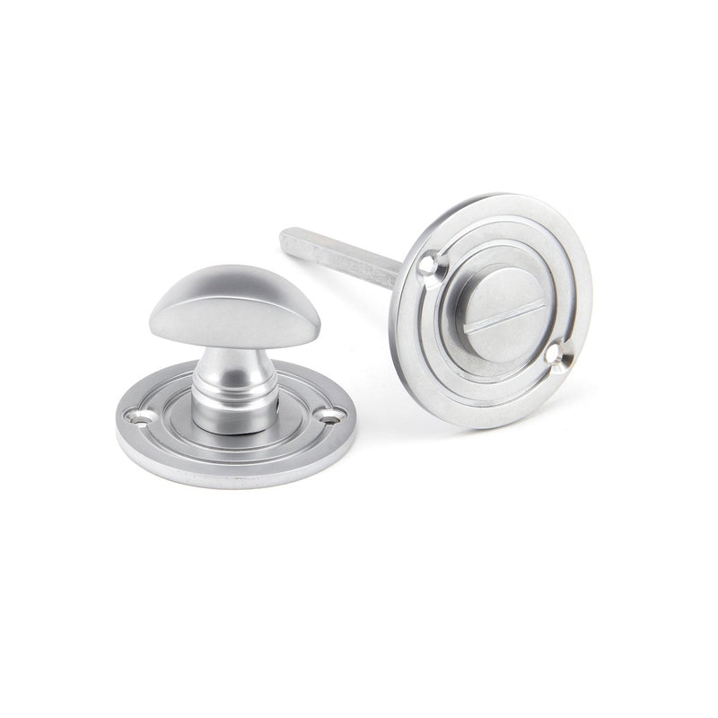 From The Anvil Round Bathroom Thumbturn - Satin Chrome