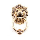 From The Anvil Lion's Head Door Knocker - Polished Bronze