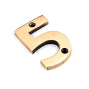 From The Anvil Numeral '5' - Polished Bronze