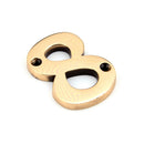 From The Anvil Numeral '8' - Polished Bronze