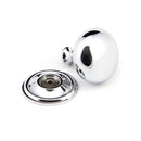 From The Anvil Large Mushroom Cabinet Knob - Polished Chrome