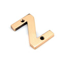 From The Anvil Letter 'Z' - Polished Bronze