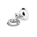 From The Anvil Small Mushroom Cabinet Knob - Polished Chrome
