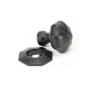 From The Anvil Octagonal Mortice Knob Handles on Round Rose - External Beeswax