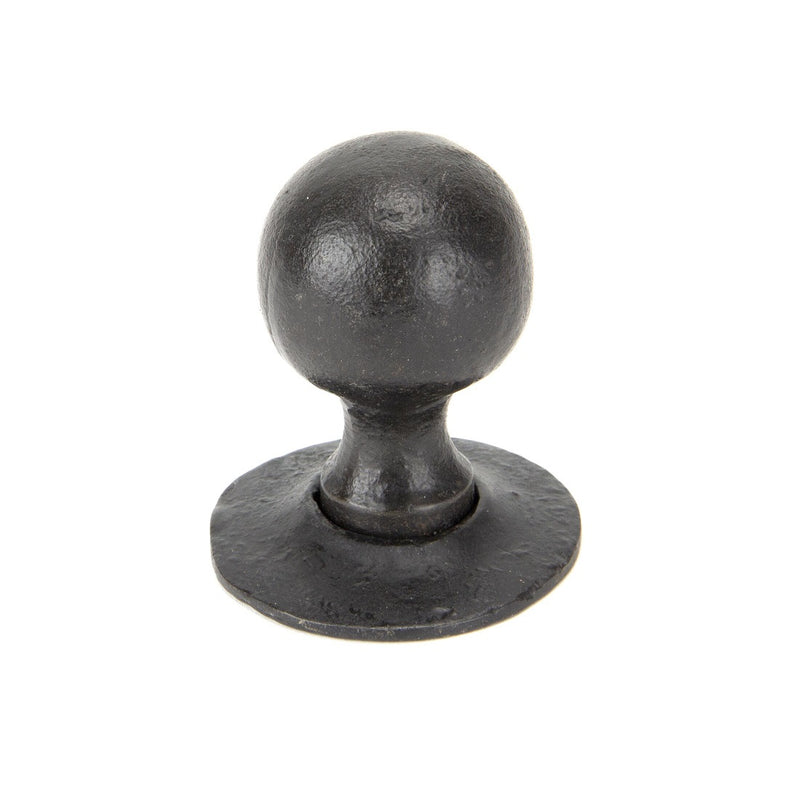 From The Anvil Round Mortice Knob Handles on Round Rose - External Beeswax