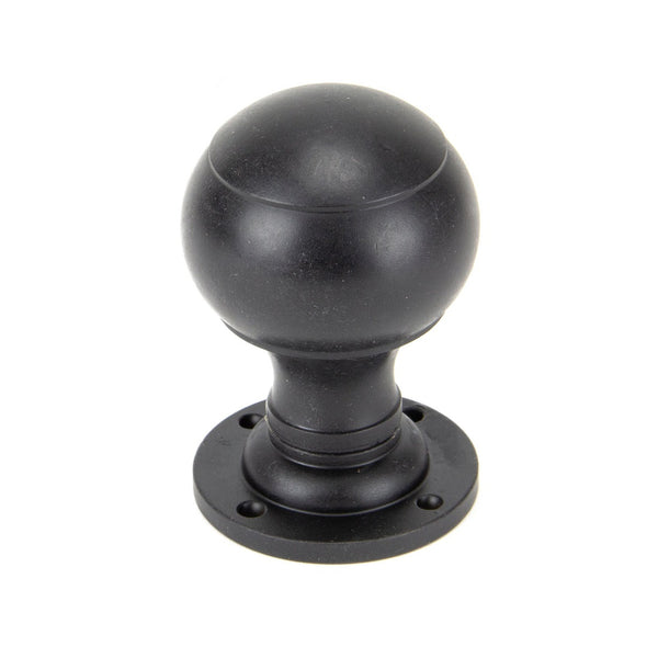 From The Anvil Regency Mortice Knob Handles on Round Rose - External Beeswax