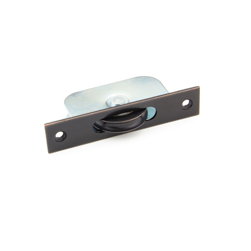 From The Anvil Square Ended Standard Pulley - 75kg - Aged Bronze
