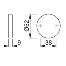 Hoppe Blind Escutcheon (pair) - GAA