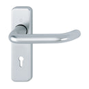 Hoppe Paris 19mmØ Return to Door Lever Handles on Lock Plate - SAA