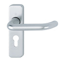 Hoppe Paris 19mmØ Return to Door Lever Handles on Euro Plate - SAA