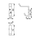 Arrone Buffered Hat and Coat Hook - SAA