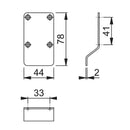 Hoppe Plain Cylinder Pull - Satin Stainless Steel