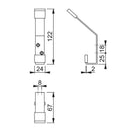 Arrone Buffered Hat and Coat Hook - SSS