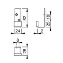 Arrone Wardrobe Hook - SSS