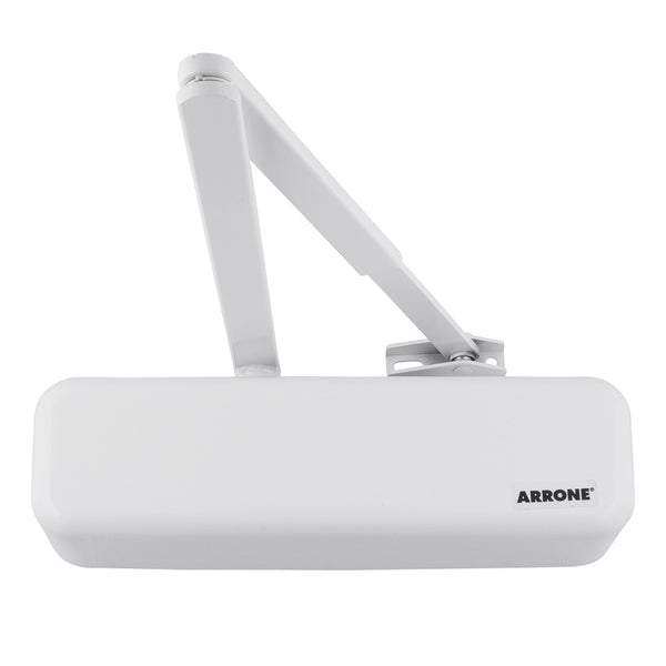 Arrone AR3500 EN2-4 Overhead Door Closer - Designer Cover - Diamond White RAL9016