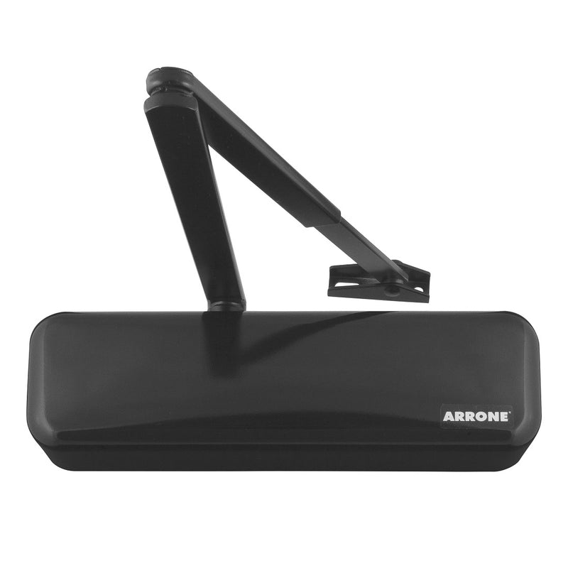 Arrone AR3500 EN2-4 Overhead Door Closer - Designer Cover - Ebony Black RAL9017