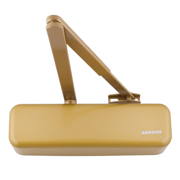 Arrone AR3500 EN2-4 Overhead Door Closer - Designer Cover - Gold