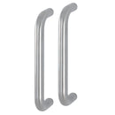Hoppe 20mmØ "D" Back to Back Pull Handles 225mm - Grade 316 Satin Stainless Steel